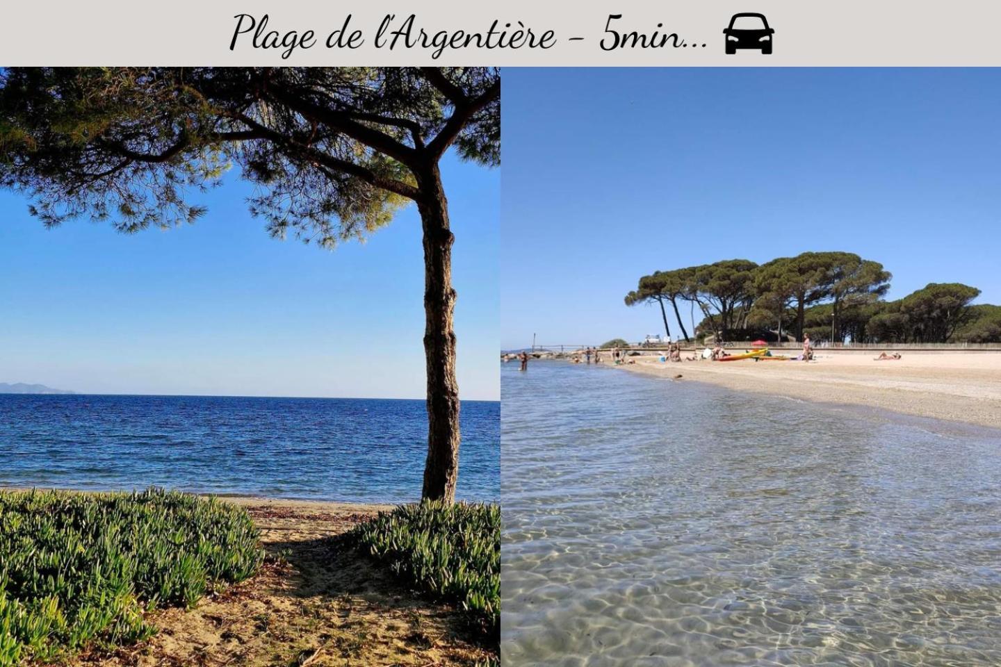 Netflix - Lit Queen Size - Terrasse Plein Sud - Climatisation - 2'Centre-Ville - 6'Mer - Parking Prive - 56M2 - L'Olivine - Offre Speciale La Londe-les-Maures Exterior foto